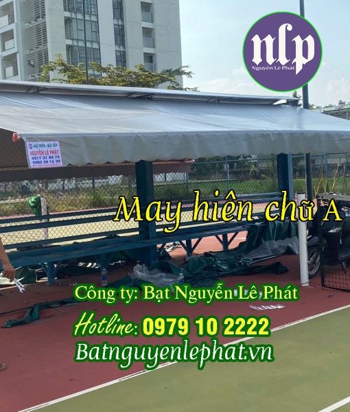Mái hiên che nắng chữ a