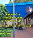 Lắp Mái che xếp mái hiên di động giá rẻ tại Dĩ An Bình Dương