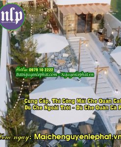 Mẫu ô dù che quán cà phê cafe