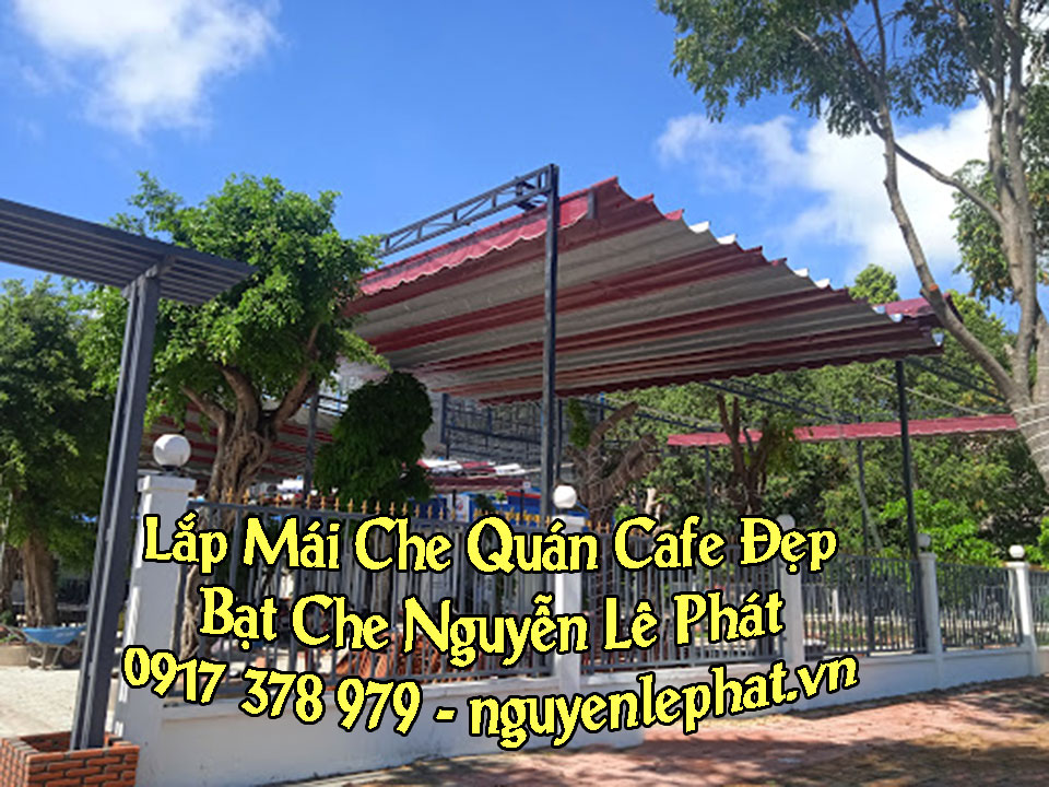 Báo Giá Thiết Kế Mái Che Quán Cafe Sân Vườn Đẹp