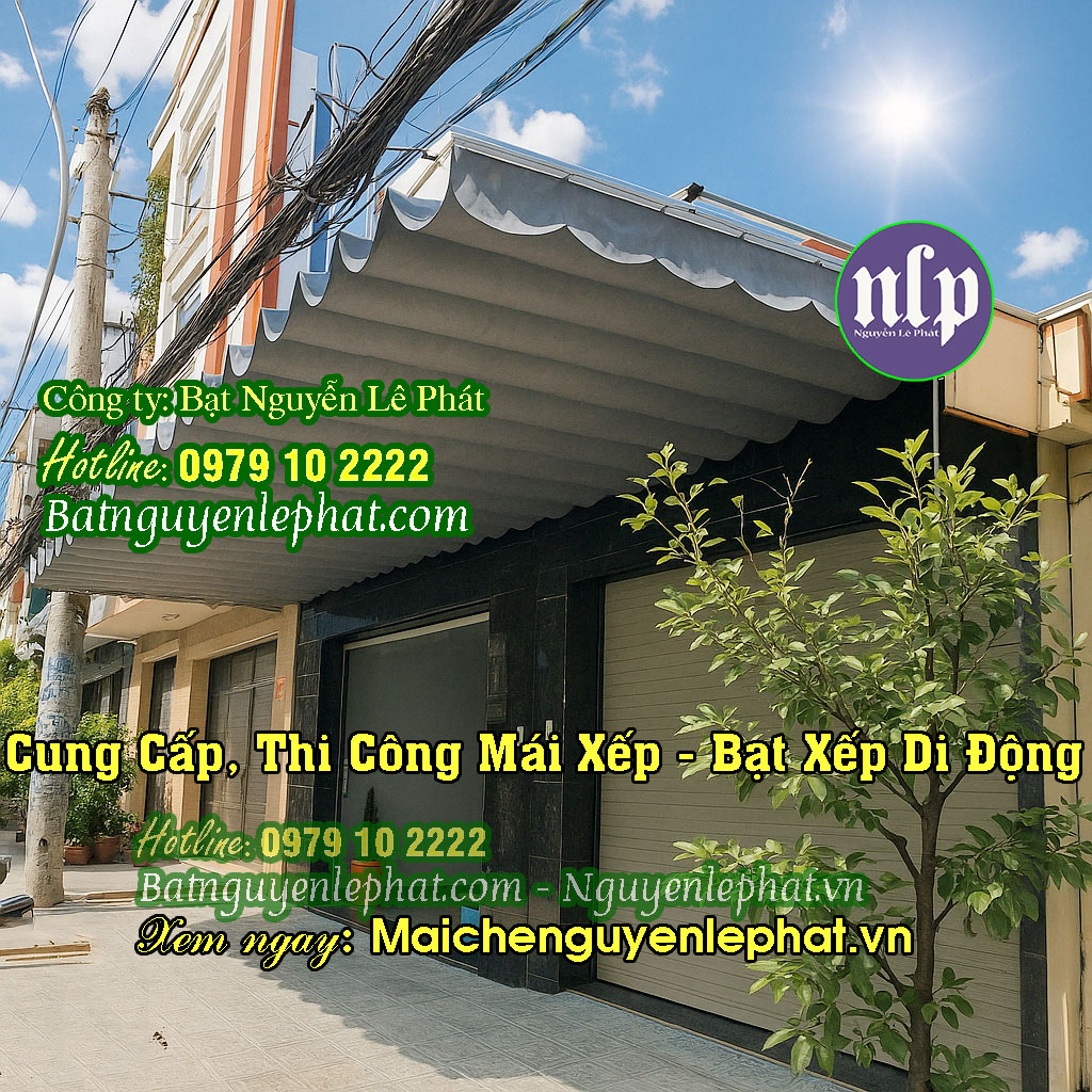 Sửa Chữa Thay Bạt Mái Hiên Xếp Kéo Di Động Tại Phú Giáo Giá Rẻ