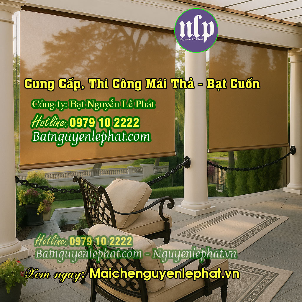 Rèm che che nắng mưa ngoài trời Rèm che che nắng mưa ngoài trời