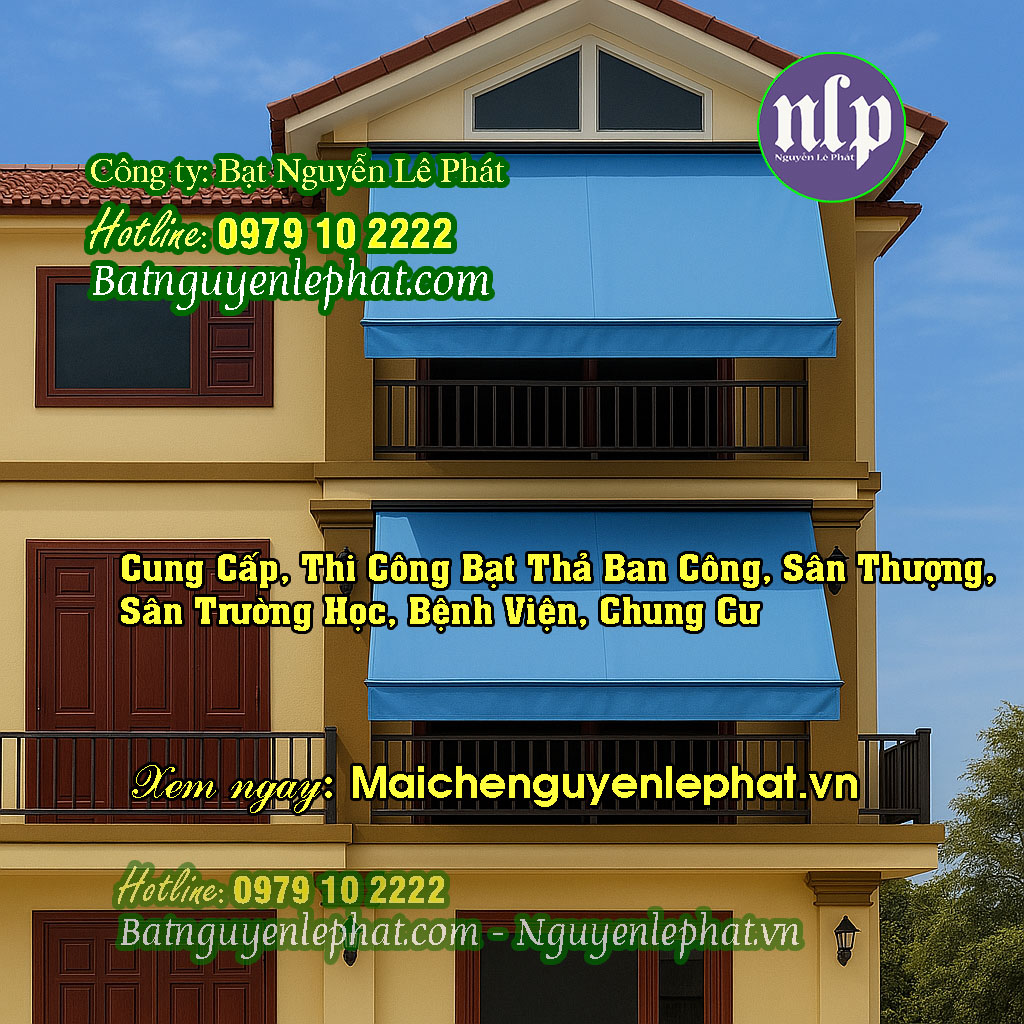 Rèm bạt che nắng mưa tự cuốn Rèm bạt che nắng mưa tự cuốn