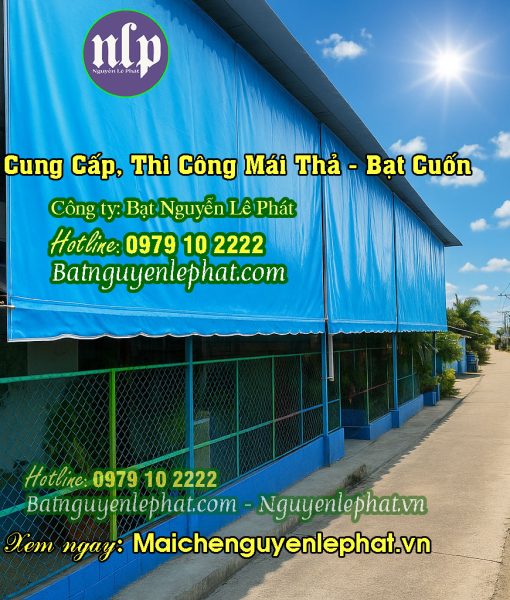 Mẫu bạt thả tự cuốn