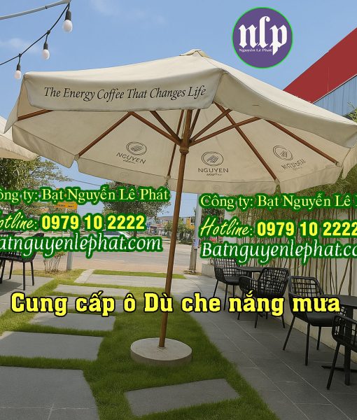 Mẫu dù che nắng quán cafe