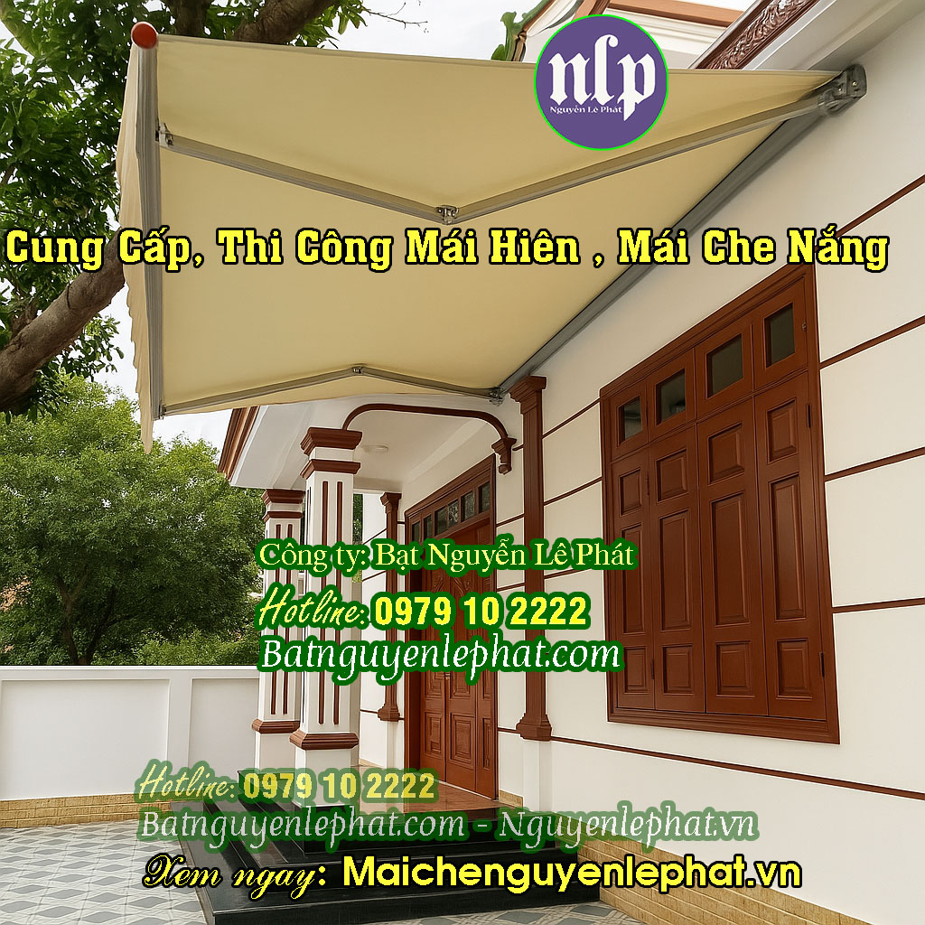 mái hiên di động tay quay mái hiên di động tay quay