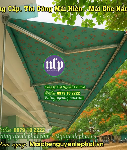 Thay bạt mái hiên mái che