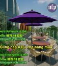 Mẫu dù che nắng quán cafe