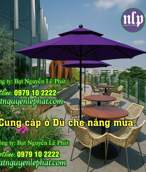 Mẫu dù che nắng quán cafe