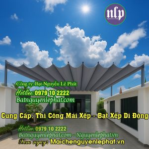 Mái che xếp và mái hiên di động giá rẻ tại Quận Gò Vấp