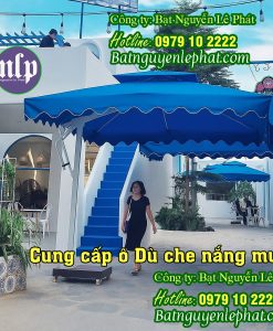 Dù Che Nắng, Dù Che Quán Cafe Bán Hàng Ngoài Trời tại Bàu Bàng, Bình Dương