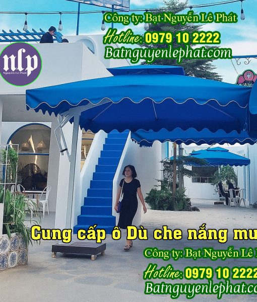 Dù Che Nắng, Dù Che Quán Cafe Bán Hàng Ngoài Trời tại Bàu Bàng, Bình Dương
