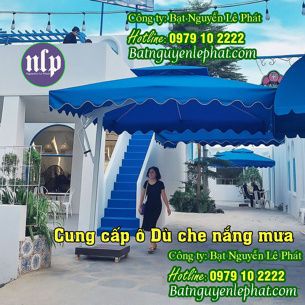 Dù Che Nắng, Dù Che Quán Cafe Bán Hàng Ngoài Trời tại Bàu Bàng, Bình Dương