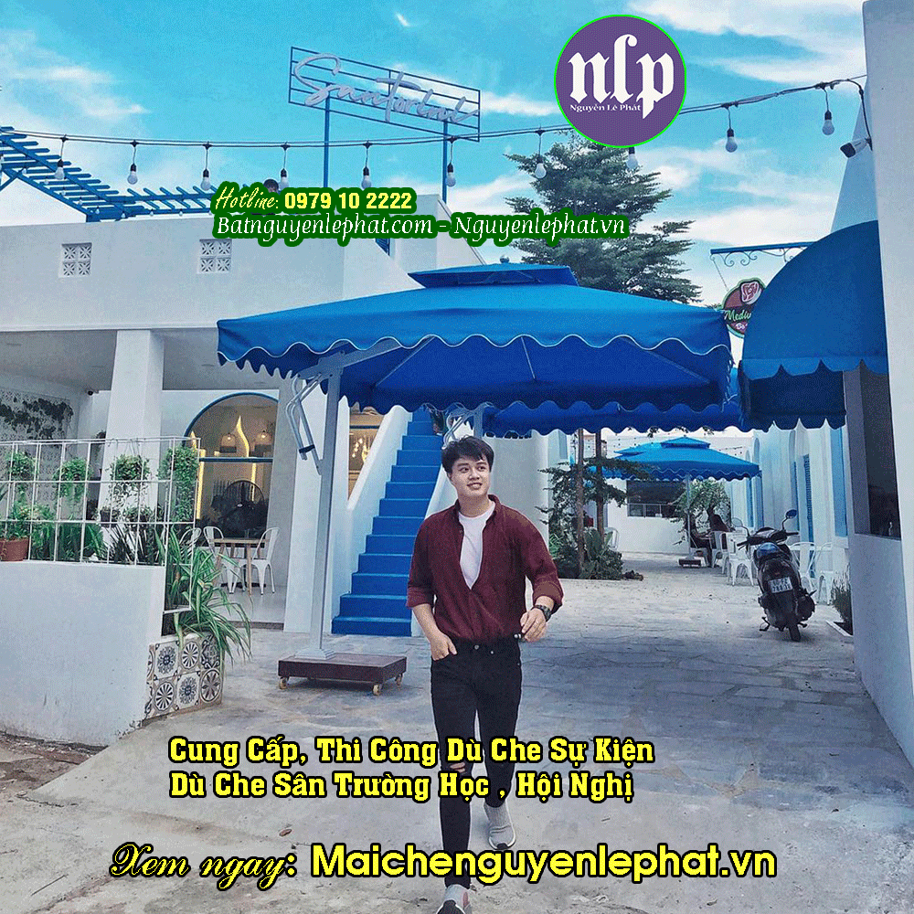 dù che nắng mưa quán cafe giá rẻ