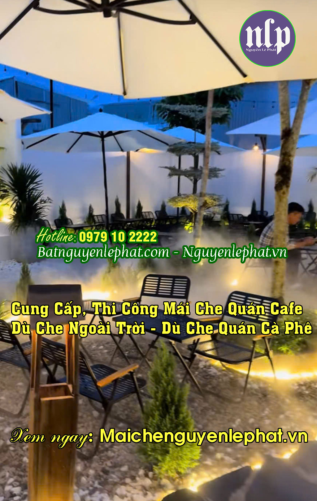 Mâu dù che mưa quán cafe đẹp Mâu dù che mưa quán cafe đẹp